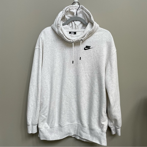 Nike Tops - NIKE Sportswear Club Fleece Women's Funnel-Neck Pullover Hoodie - Size Small
